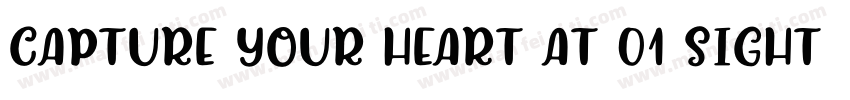 Capture your heart at 01 sight字体转换